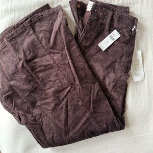Anthropologie Pilcro Brown Wide leg Corduroy Pants NWT